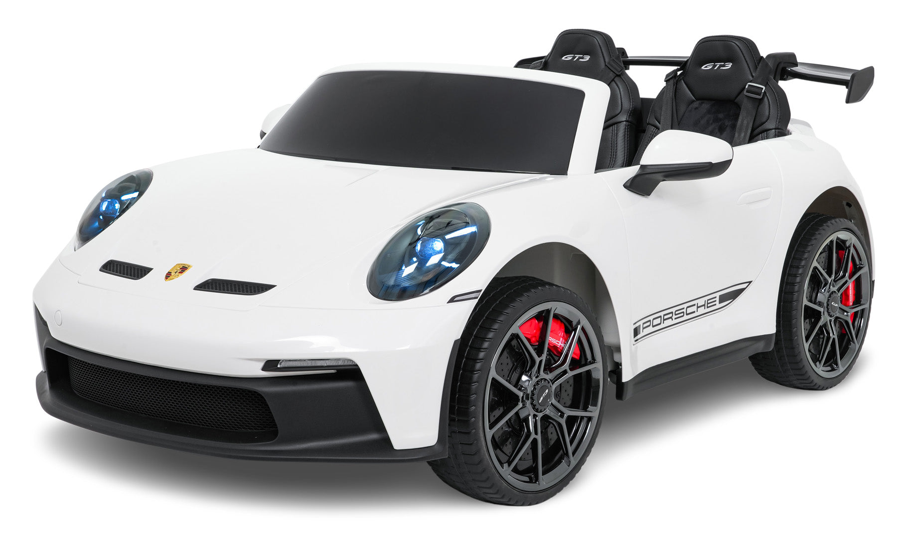 Licencirani auto na akumulator Porsche 911 GT3 STRONG MP4 - dvosjed - bijeli