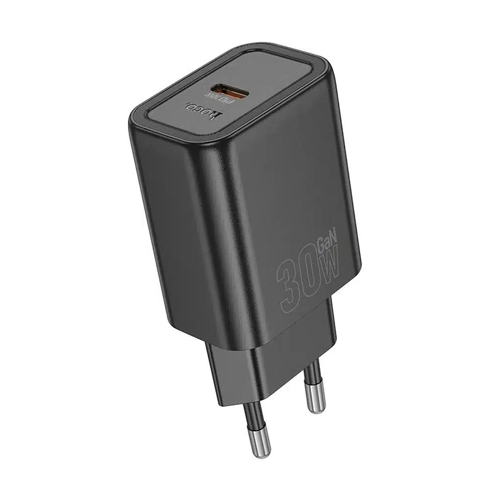 HOCO zidni punjač Type-C PD QC 30W N62 crni