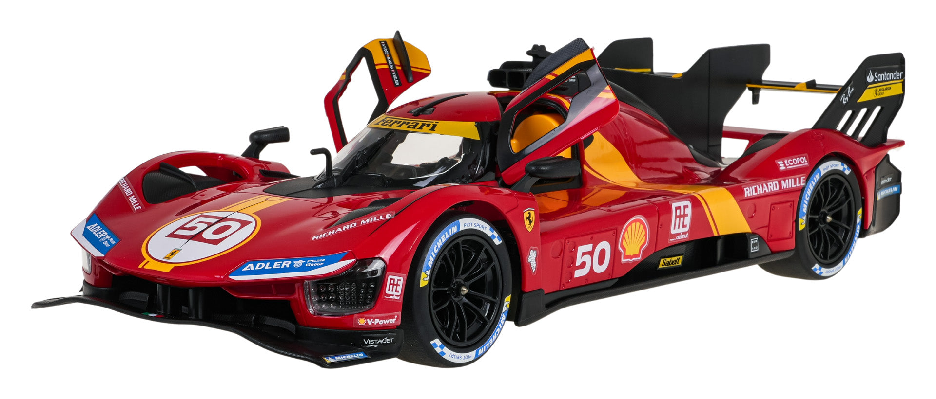 Licencirani auto na daljinsko upravljanje 1:14 Ferrari 499P RASTAR - crvena