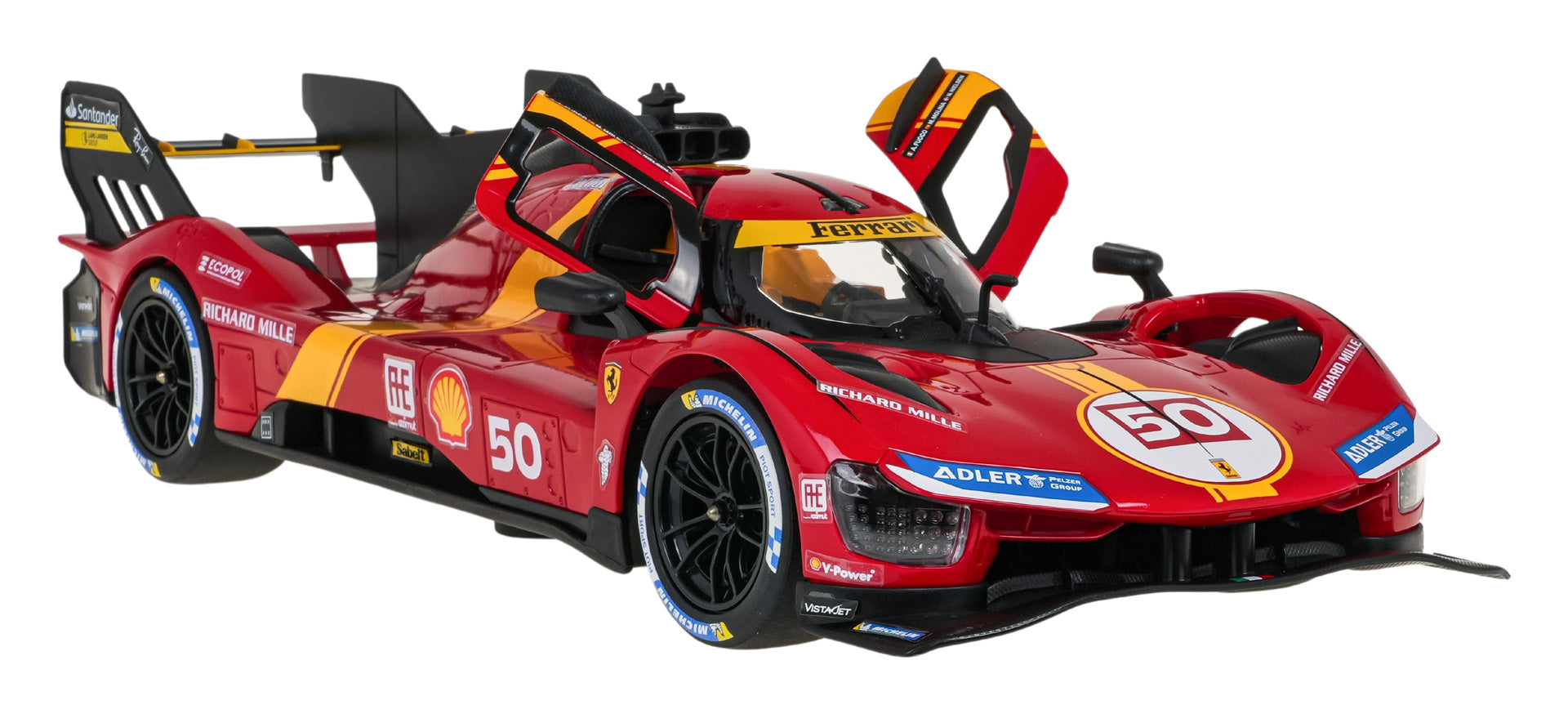 Licencirani auto na daljinsko upravljanje 1:14 Ferrari 499P RASTAR - crvena