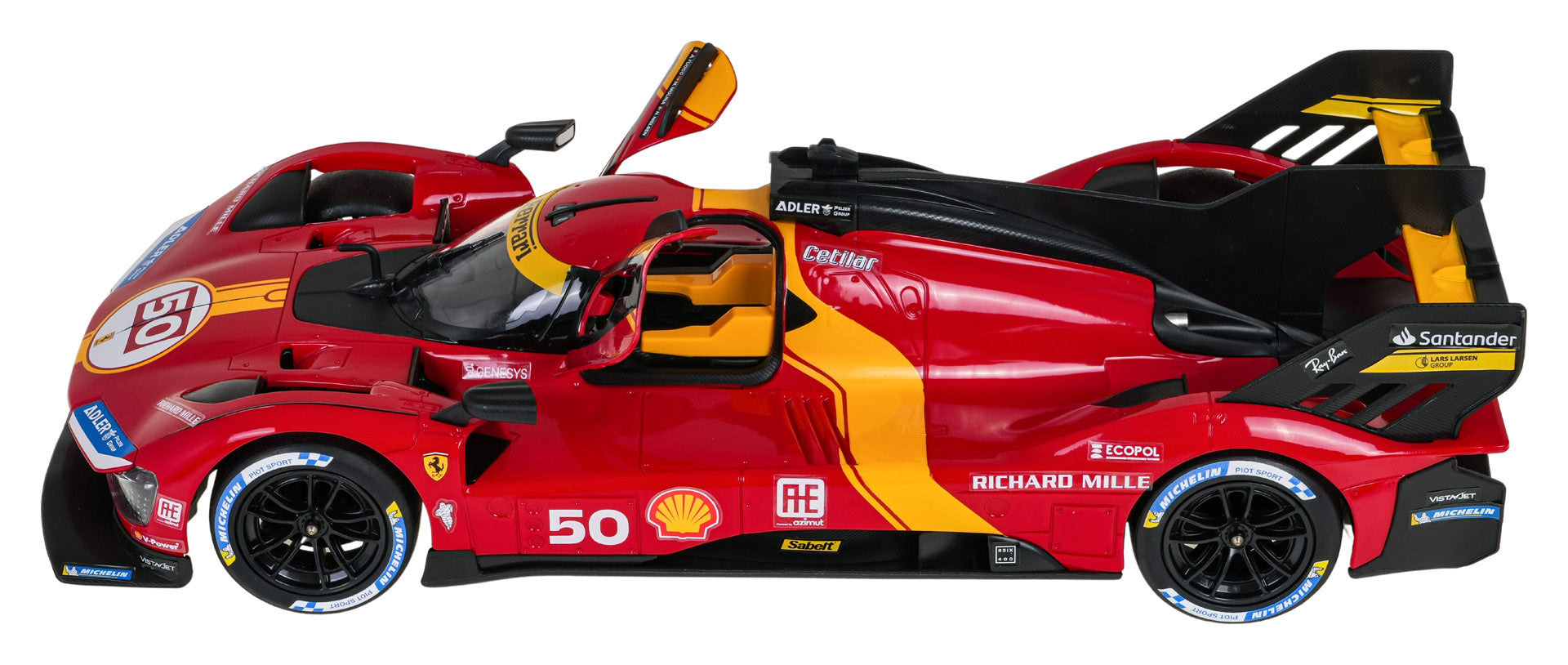 Licencirani auto na daljinsko upravljanje 1:14 Ferrari 499P RASTAR - crvena