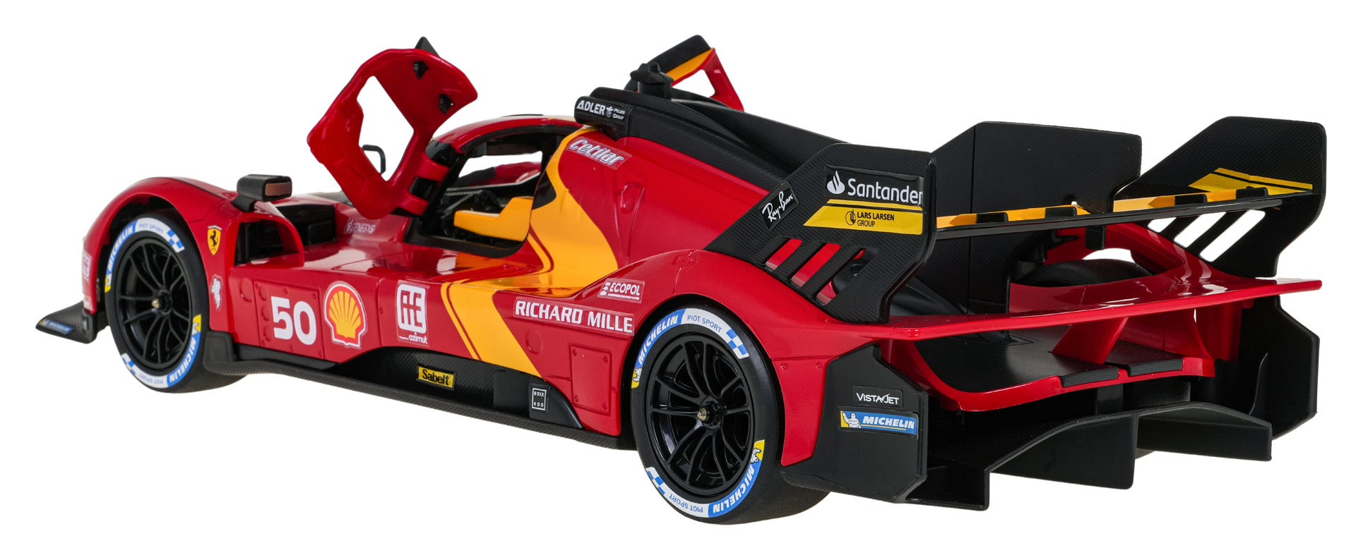 Licencirani auto na daljinsko upravljanje 1:14 Ferrari 499P RASTAR - crvena