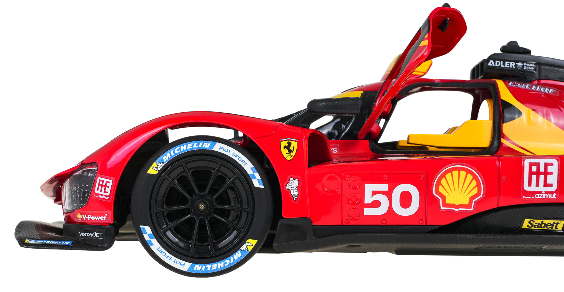 Licencirani auto na daljinsko upravljanje 1:14 Ferrari 499P RASTAR - crvena