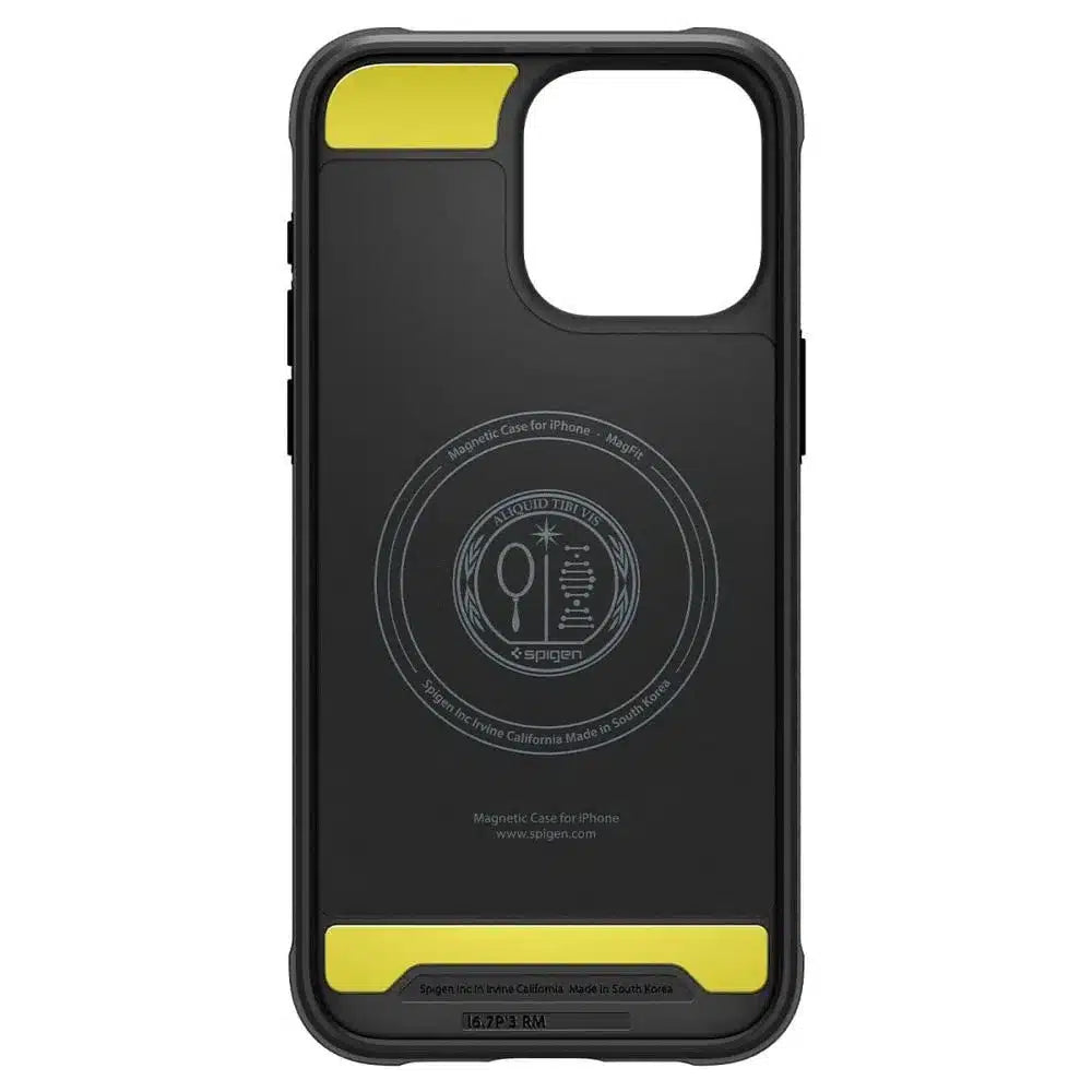 SPIGEN Rugged Armor MAG torbica kompatibilna s MAGSAFE za IPHONE 15 PRO MAX mat crna