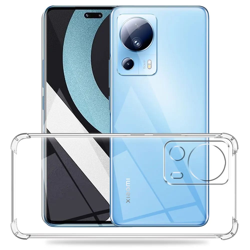 Techsuit Shockproof Clear Silicone prozirna maskica otporna na udarce za Xiaomi 13 Lite