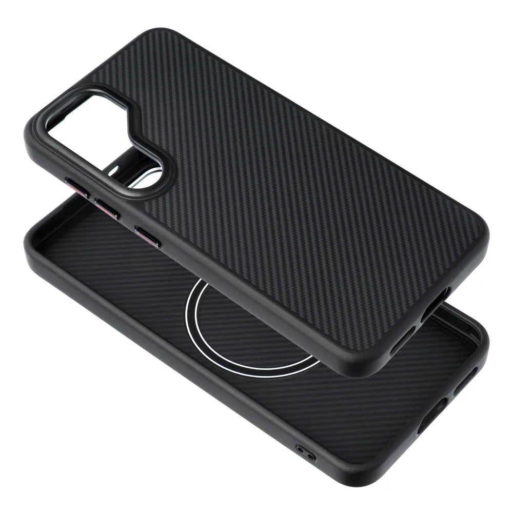 Carbon Elite Mag Cover maska kompatibilna s MagSafeom za Samsung Galaxy S25 crna