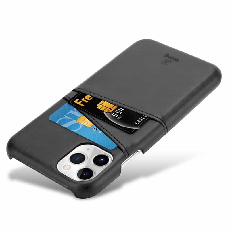 Crong Neat kožna maska sa otvorima za kartice za iPhone 11 Pro