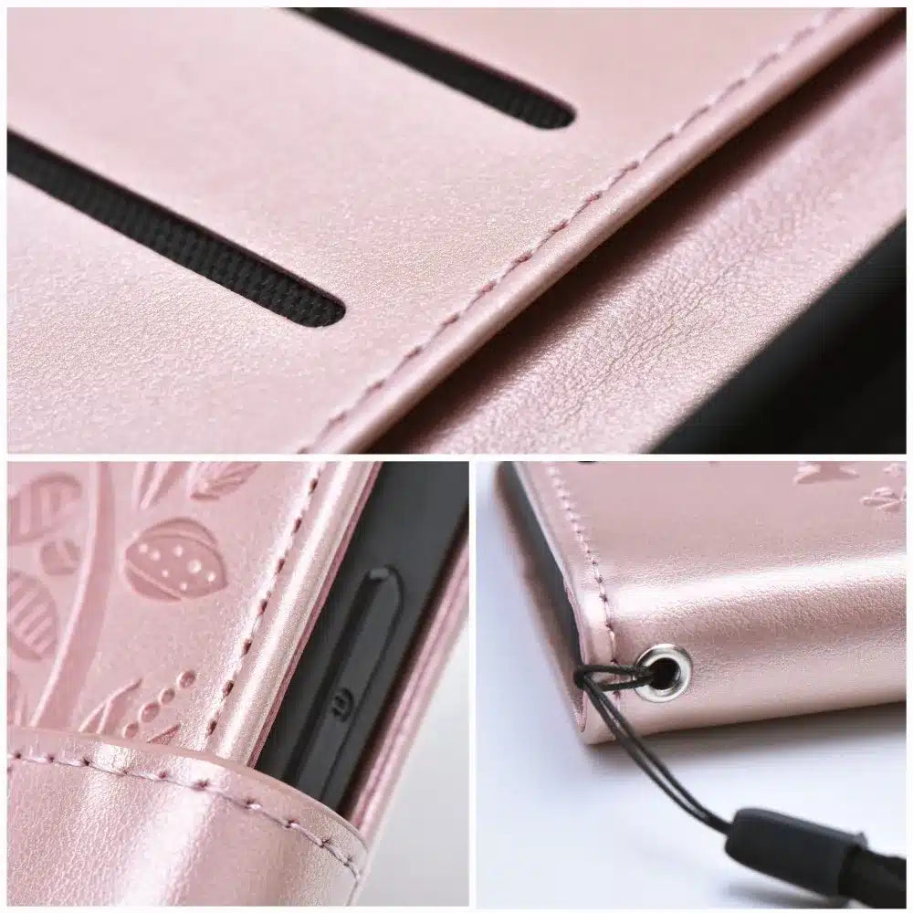 MEZZO Book case za SAMSUNG GALAXY A54 5G tree rose gold