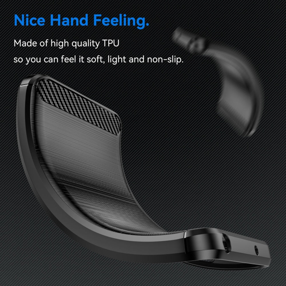 Techsuit Carbon Silicone maska za Honor X8b – crna