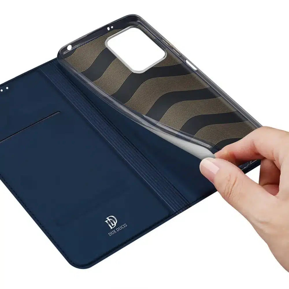 DUX DUCIS Skin Pro – preklopna maska za Redmi Note 12 5G plava