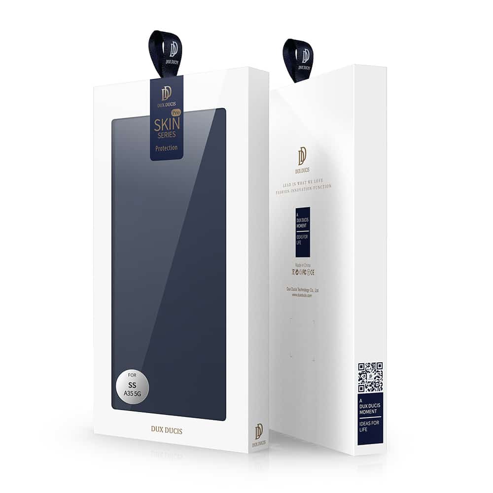 DUX DUCIS Skin Pro – Glatka kožna maska za Samsung Galaxy A35 5G crna