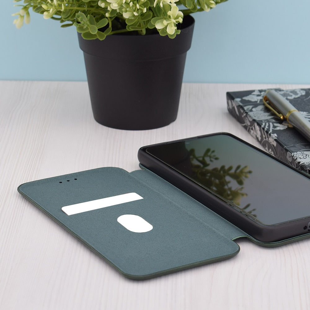 Techsuit Safe Wallet Plus preklopna futrola za Honor X7b– tamno zelena