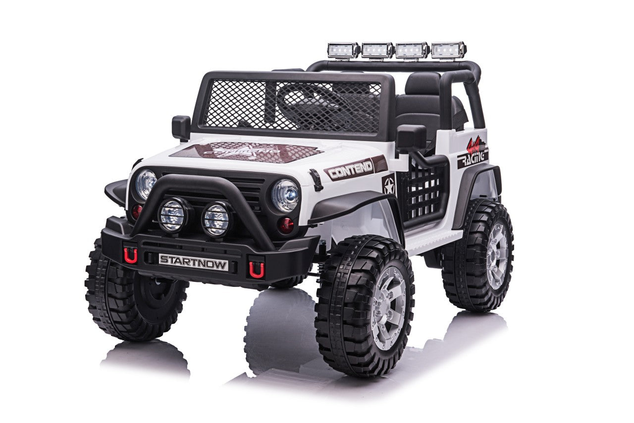 Auto na akumulator Jeep BEAST 4x4 - bijeli
