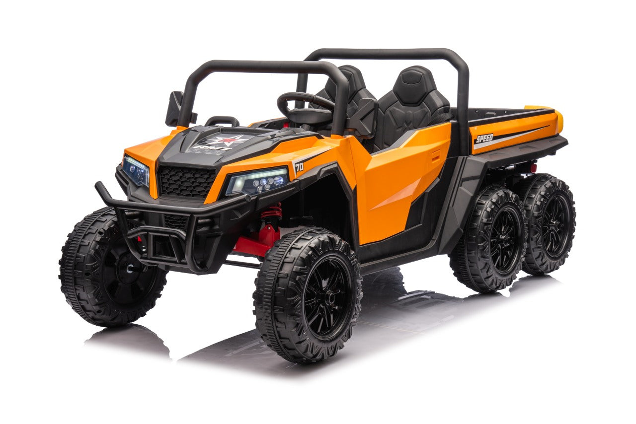 Auto na akumulator Farmer Truck X-POWER 4x4 - DVOSJED - narančasti
