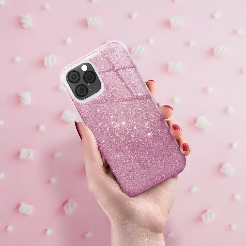 SHINING svjetlucava maskica za XIAOMI Redmi 12C pink