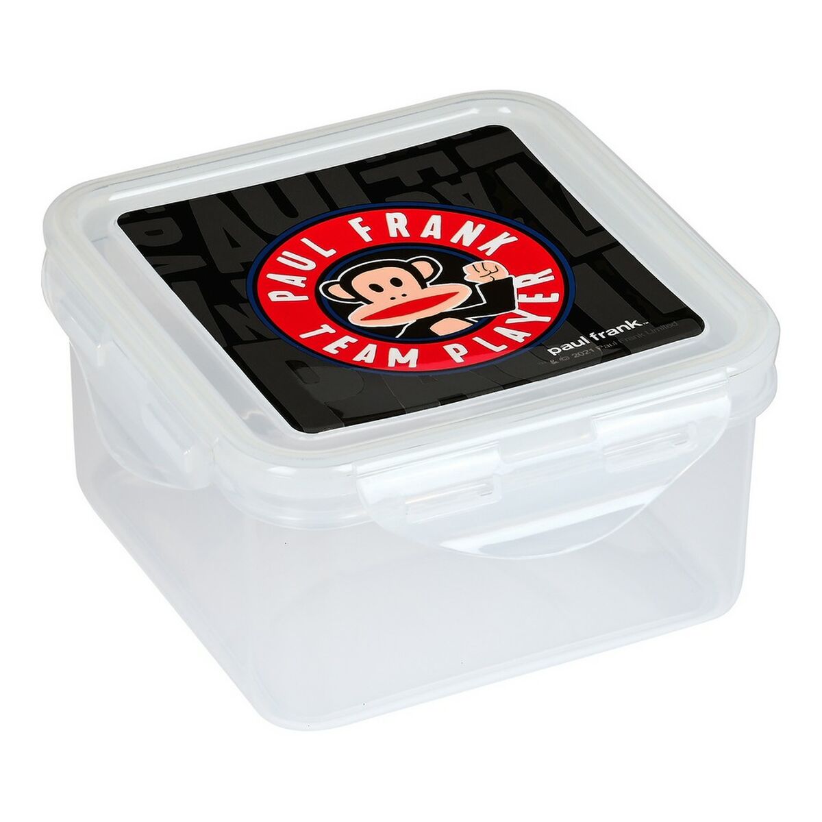 Kutija za užinu Paul Frank Team player Poliuretan Crna (13 x 7.5 x 13 cm)