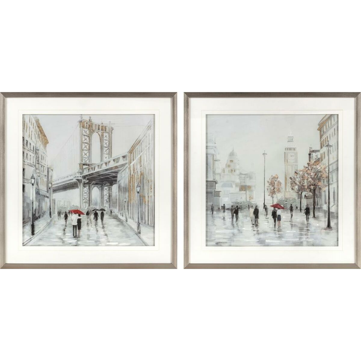 Platno DKD Home Decor polistiren Platno 60 x 3 x 60 cm 63 x 3 x 63 cm