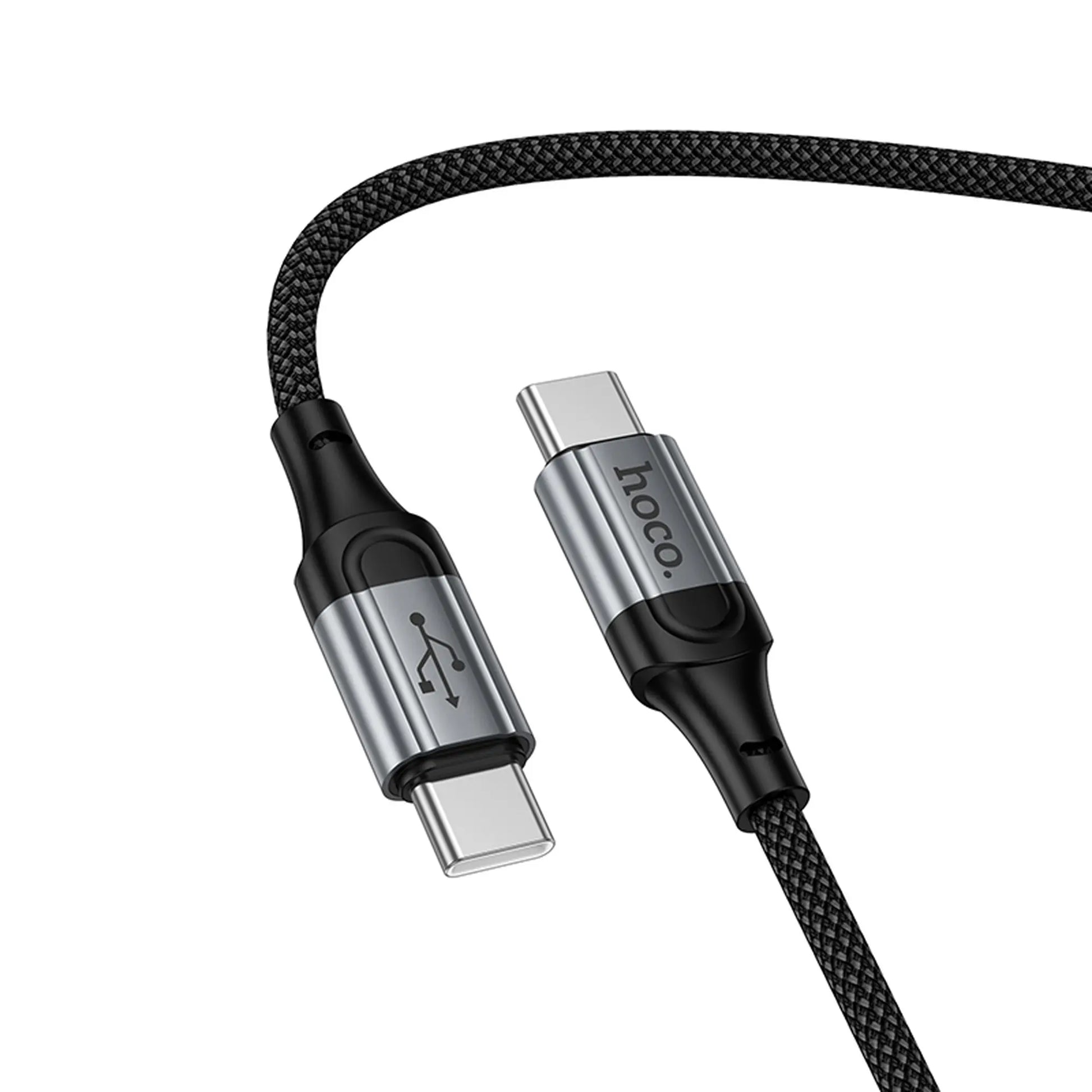 Kabel USB C na USB C Hoco PD 60W 150 cm X121 crni