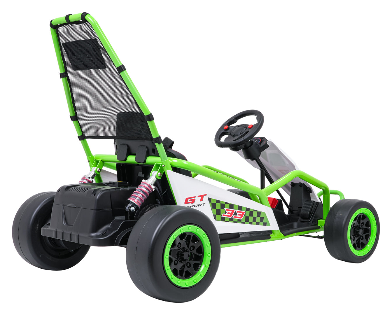 Go-Kart na akumulator TORNADO Drift - zeleni
