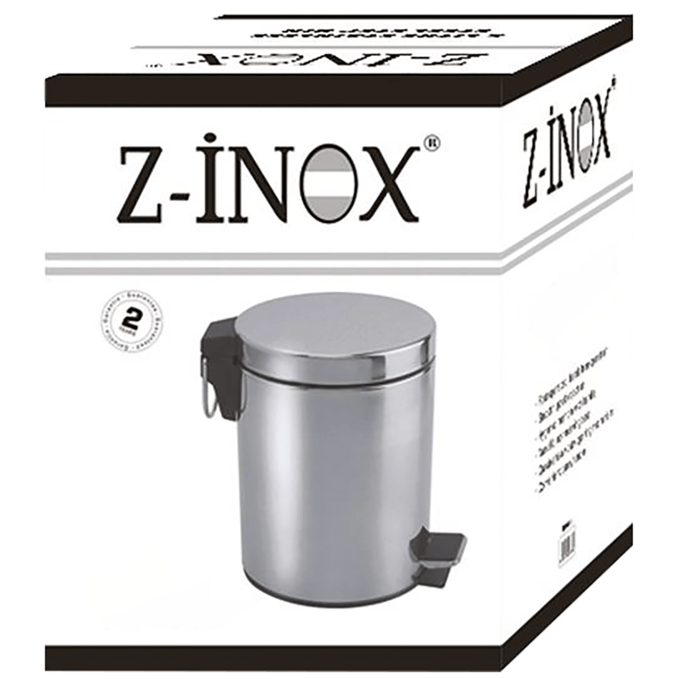 Zilan Koš za smeće sa pedalom, 3 l, INOX - ZLN6874