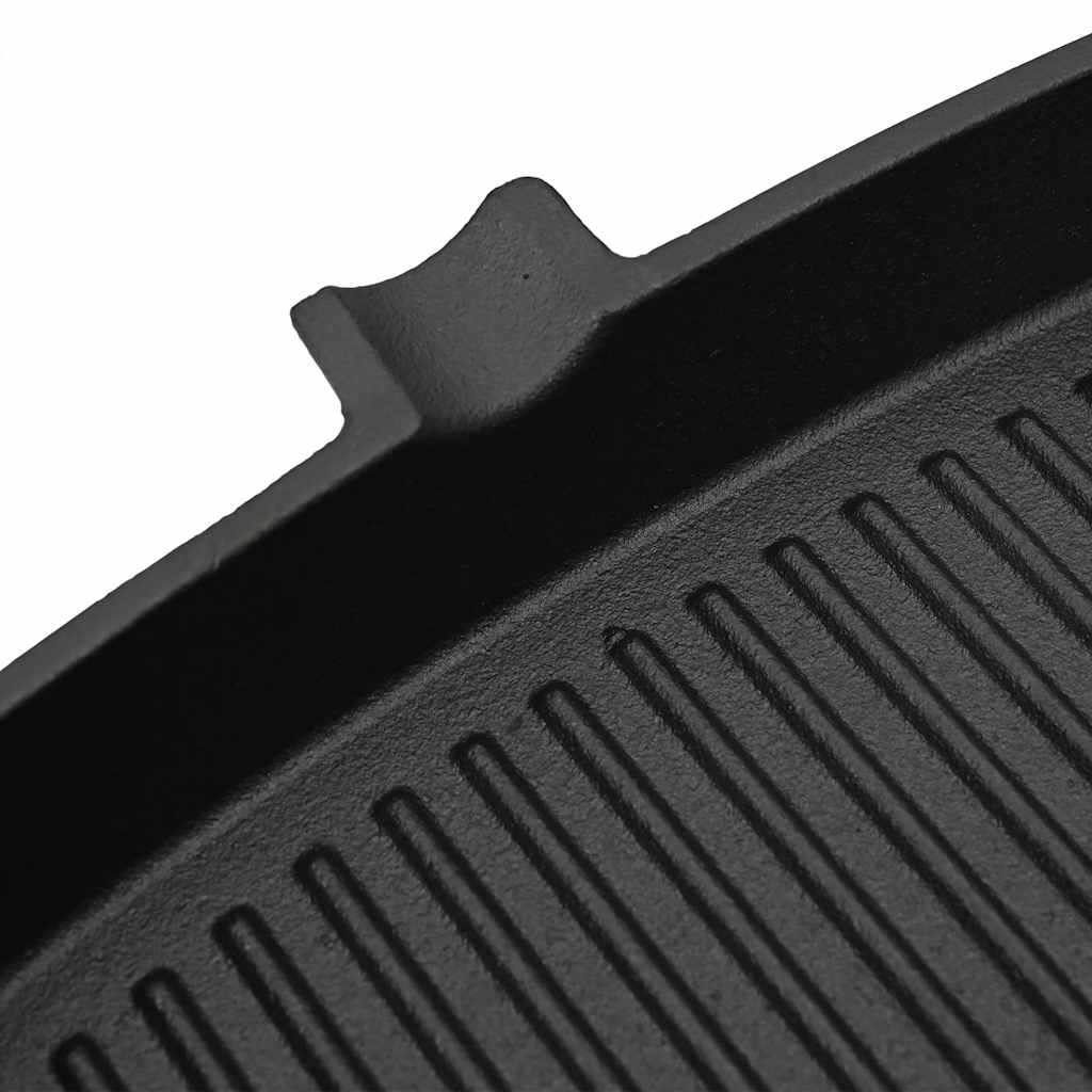 Grill Tava s Drvenom Ručkom Lijevano Željezo 20x20 cm