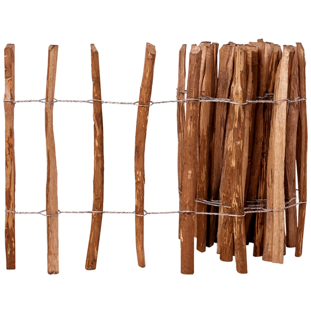 Ograda od kolaca od drva lješnjaka 60 x 500 cm