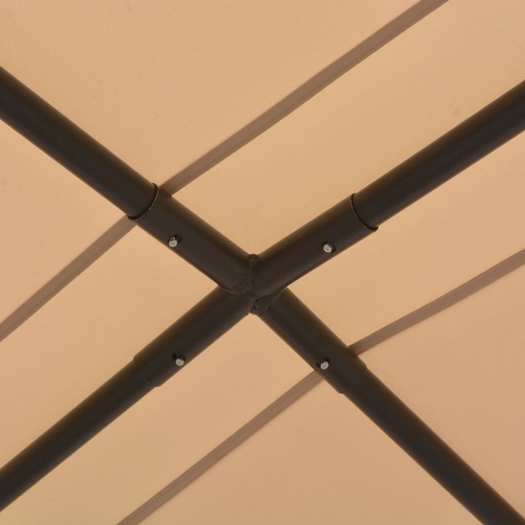Sjenica/paviljon/šator/nadstrešnica 3 x 3 m čelični bež