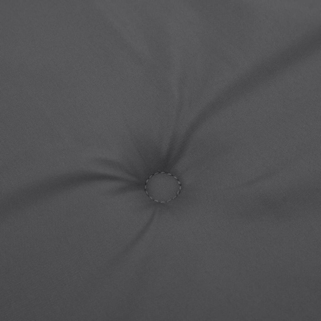 Jastuci za vrtne stolice 4 kom antracit 120x50x3 cm od tkanine