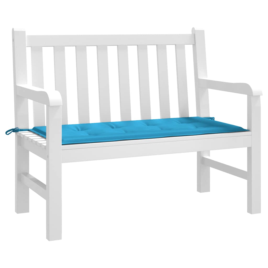 Jastuk za vrtnu klupu plavi 120 x 50 x 3 cm od tkanine Oxford