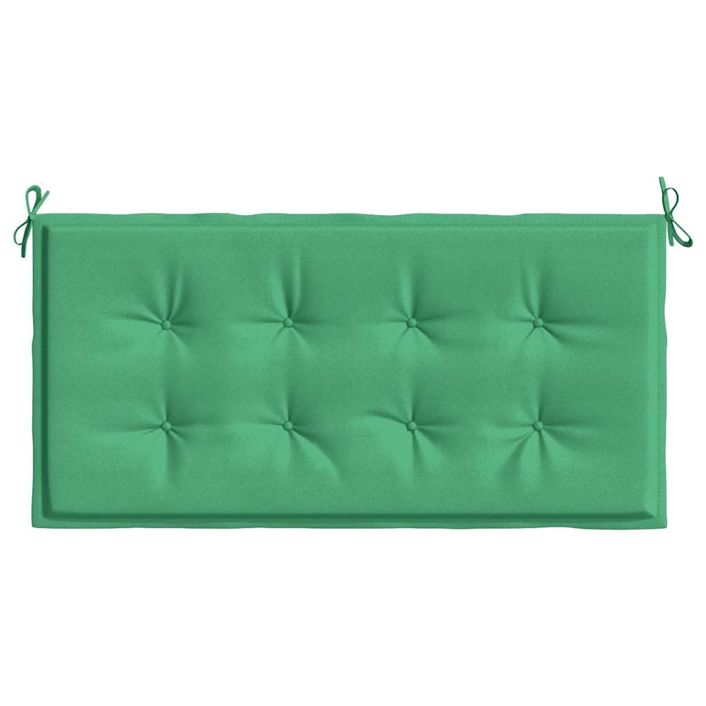 Jastuk za vrtnu klupu zeleni 100 x 50 x 3 cm od tkanine Oxford