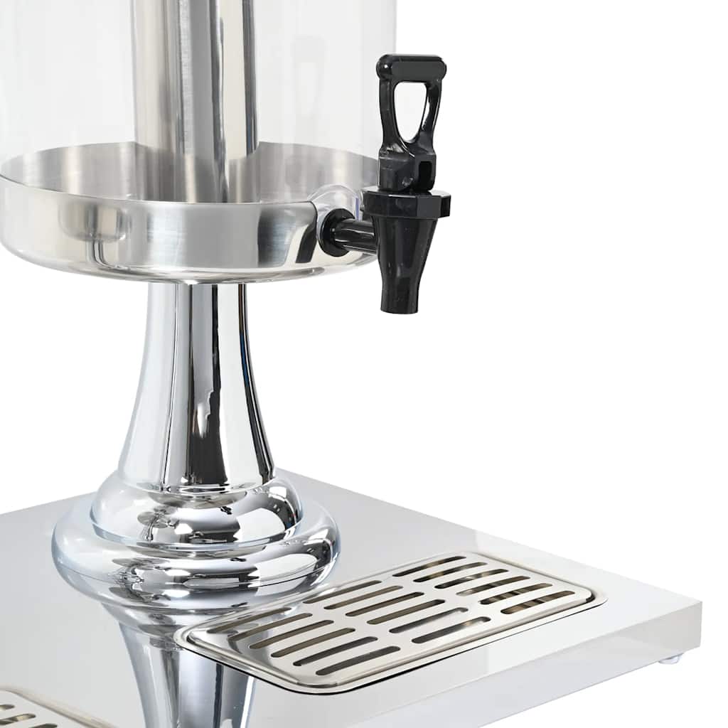 Dvostruki Dispenzer za Sok Nehrđajući Čelik 2 x 8 L