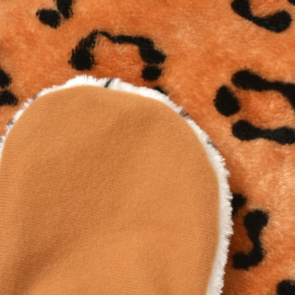 Tepih Leopard od Pliša 139 cm Smeđi