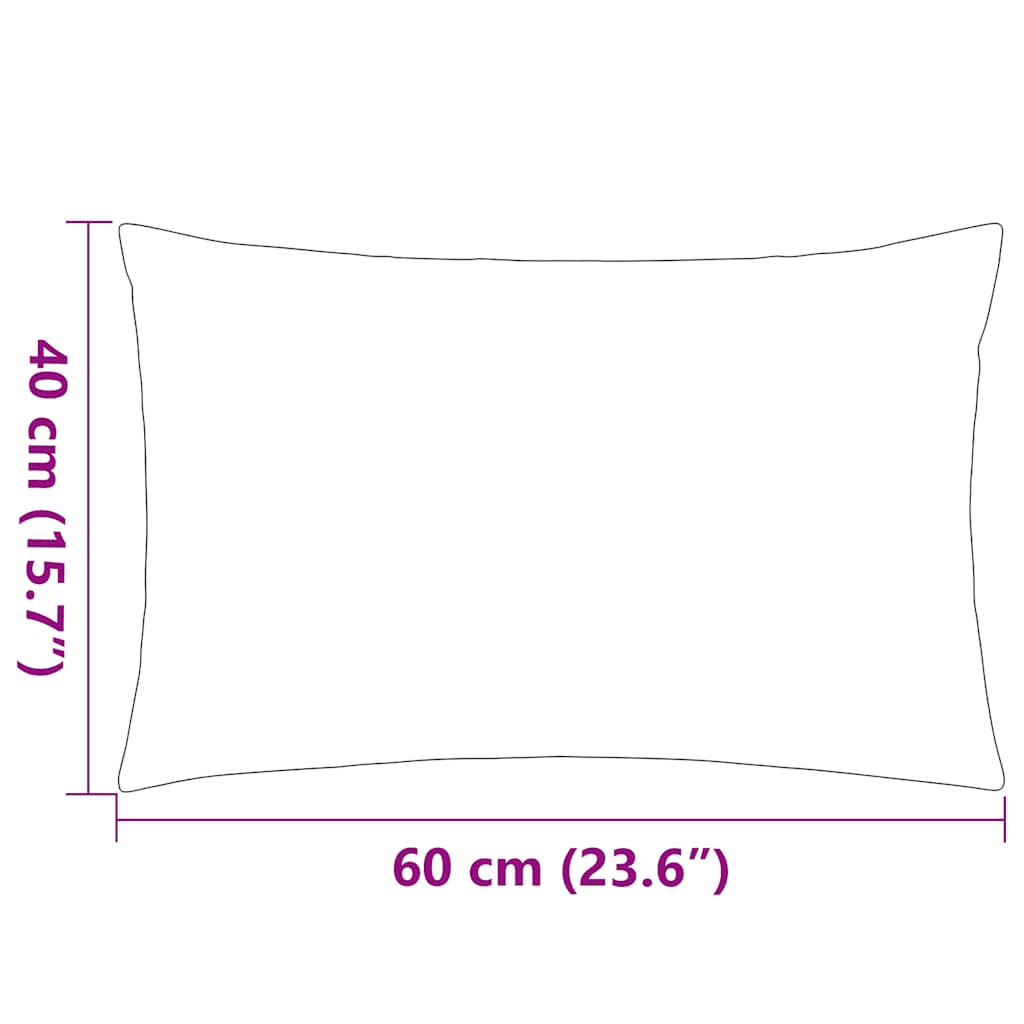 Vrtni jastuci 2 kom 60 x 40 cm zeleni