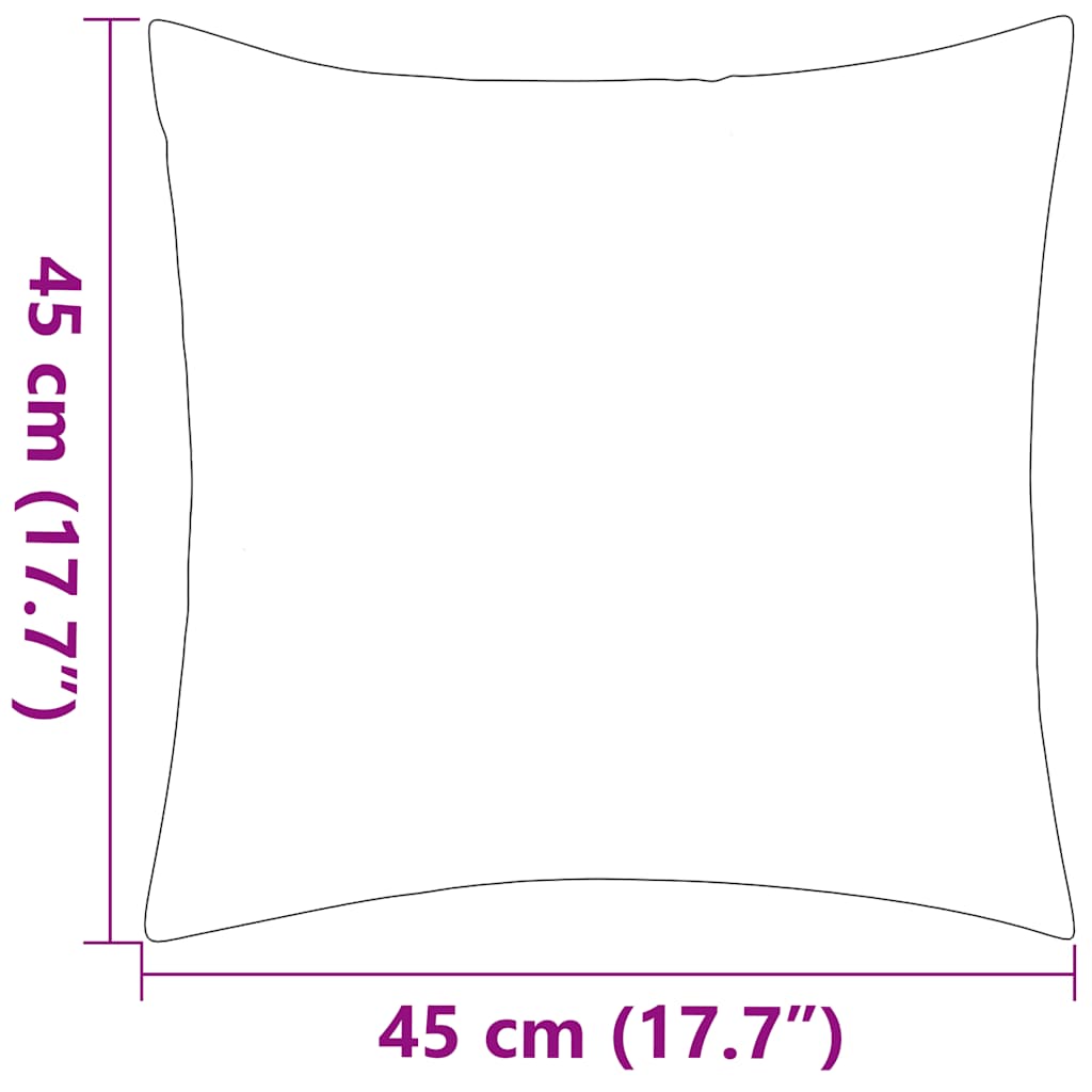 Vrtni jastuci 2 kom 45 x 45 cm sivi