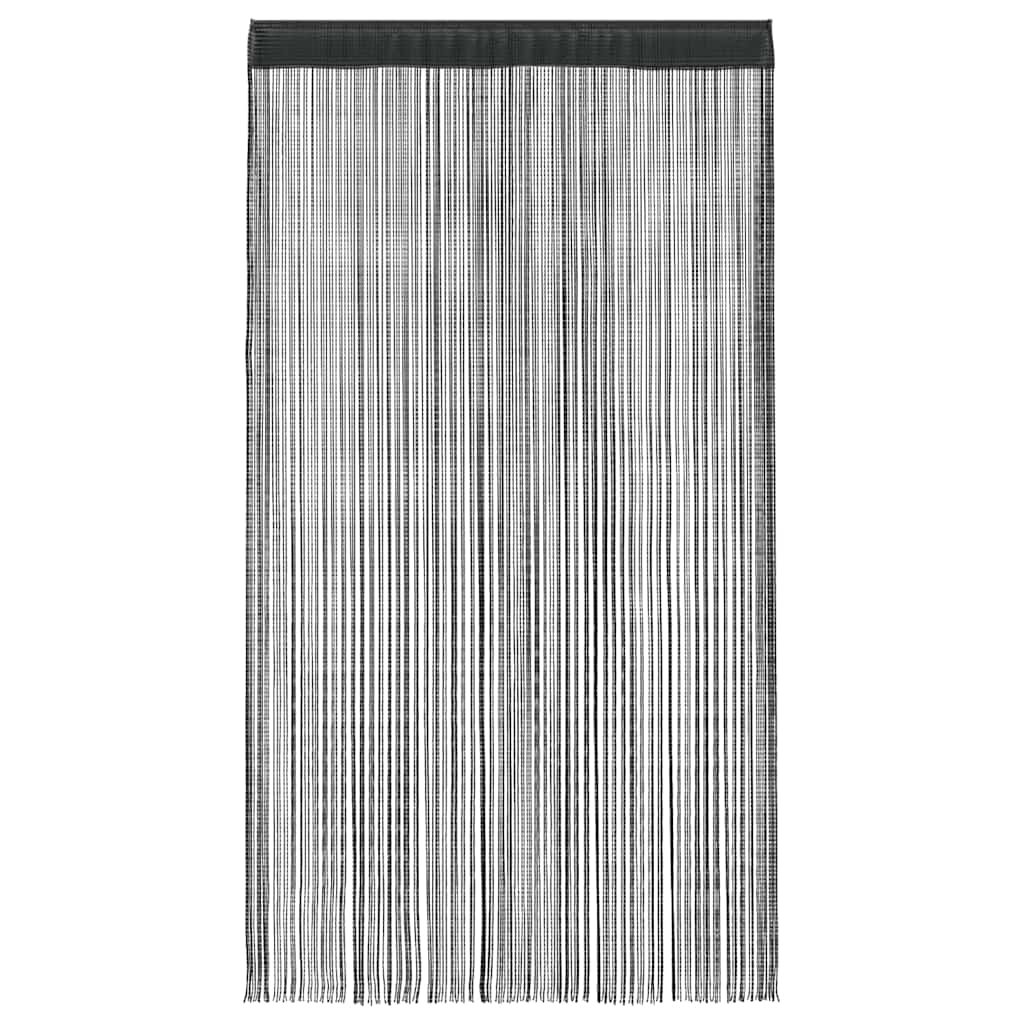 Končane Zavjese 2 kom 140x250 cm Crne