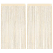 Končane Zavjese 2 kom 100x250 cm Krem