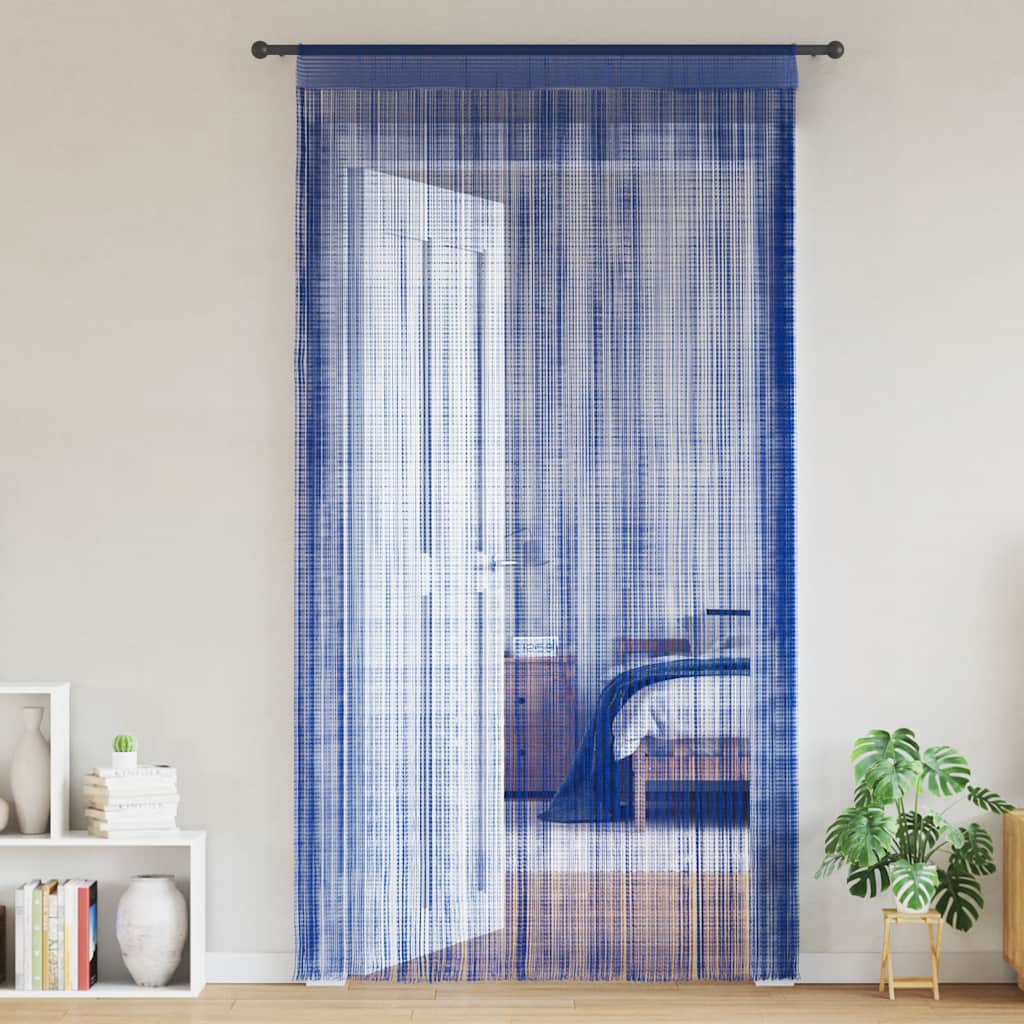 Končane Zavjese 2 kom 100x250 cm Plave