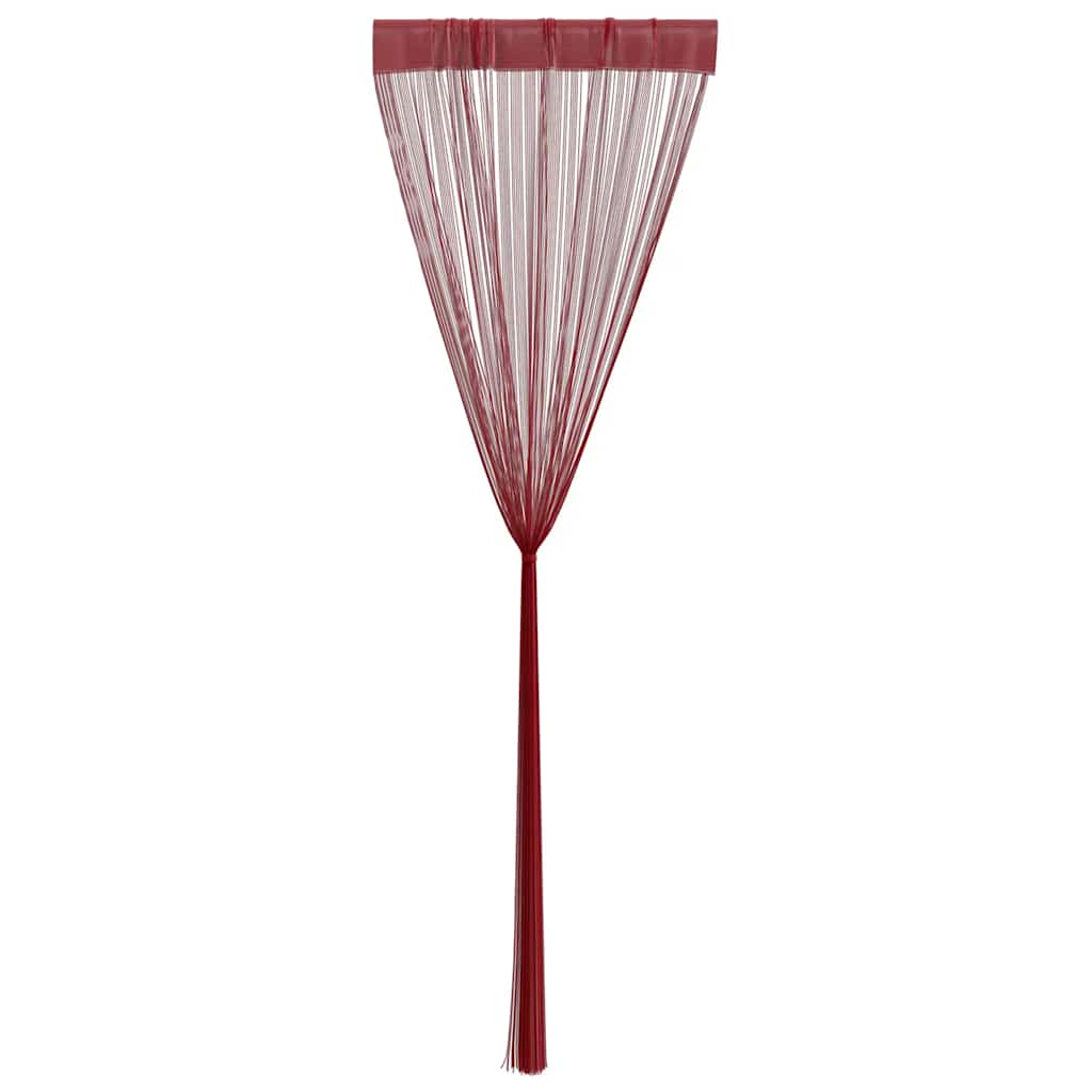Končane Zavjese 2 kom 100x250 cm Bordo
