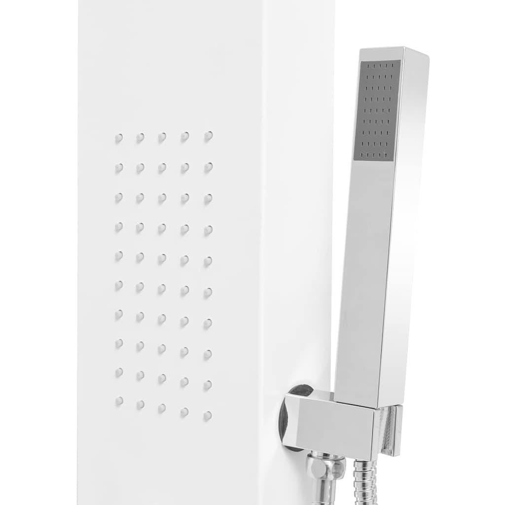 Panel Sustav za Tuširanje Aluminijski Mat bijeli