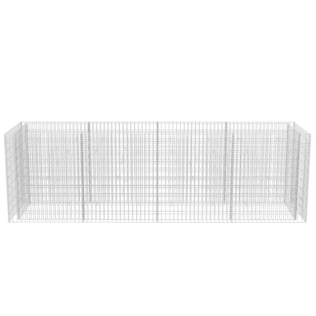 Gabionska sadilica čelična 360 x 90 x 100 cm