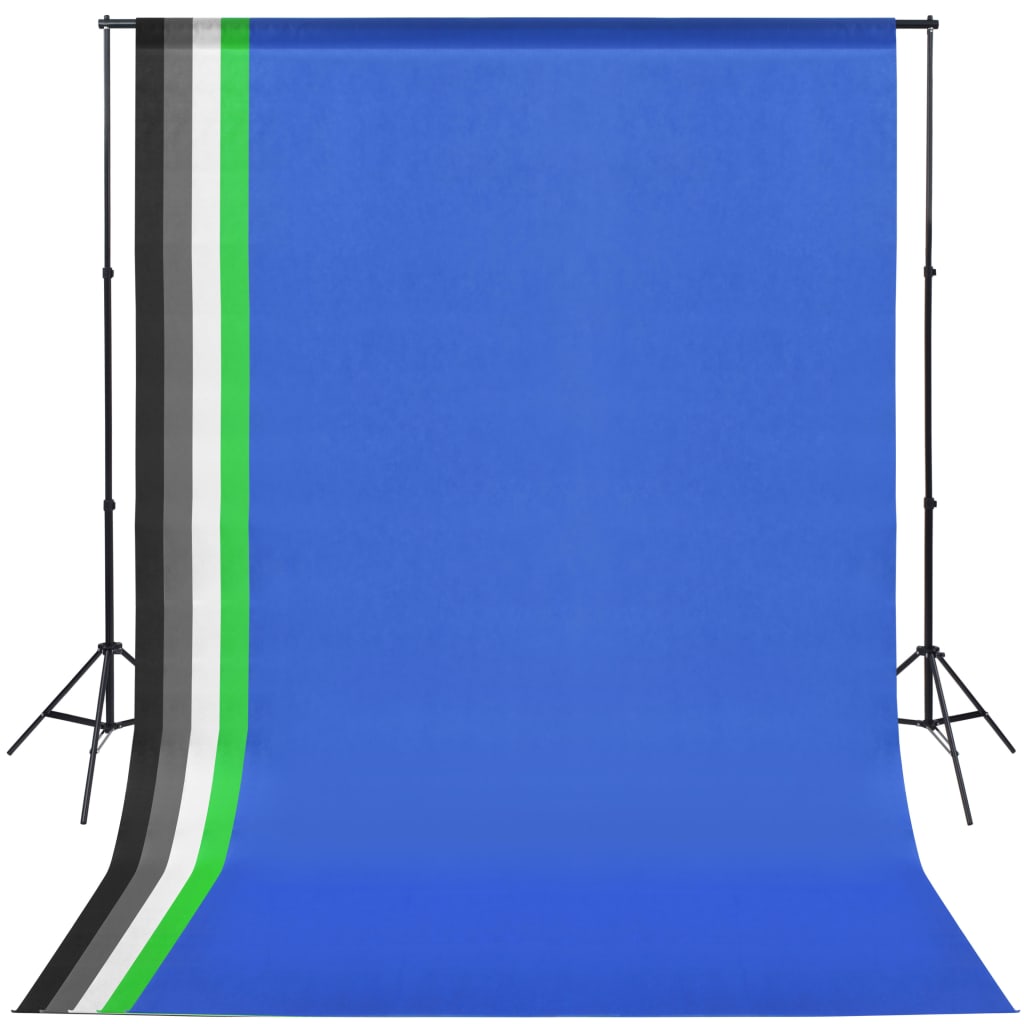 Oprema za Foto Studio s 5 Raznobojnih Pozadina i Podesivi Okvir