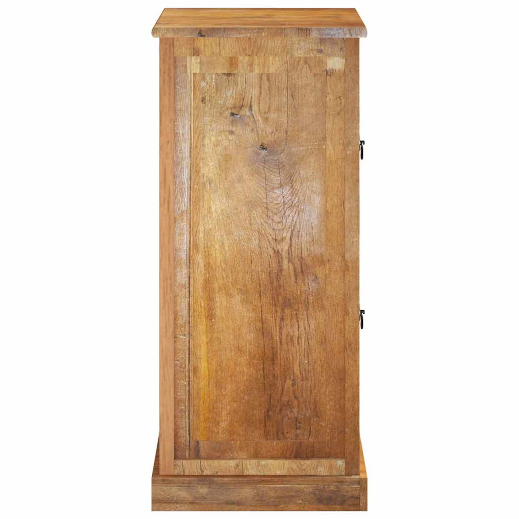 Ormarić za cipele s 4 razine i ladicom masivno obnovljeno drvo