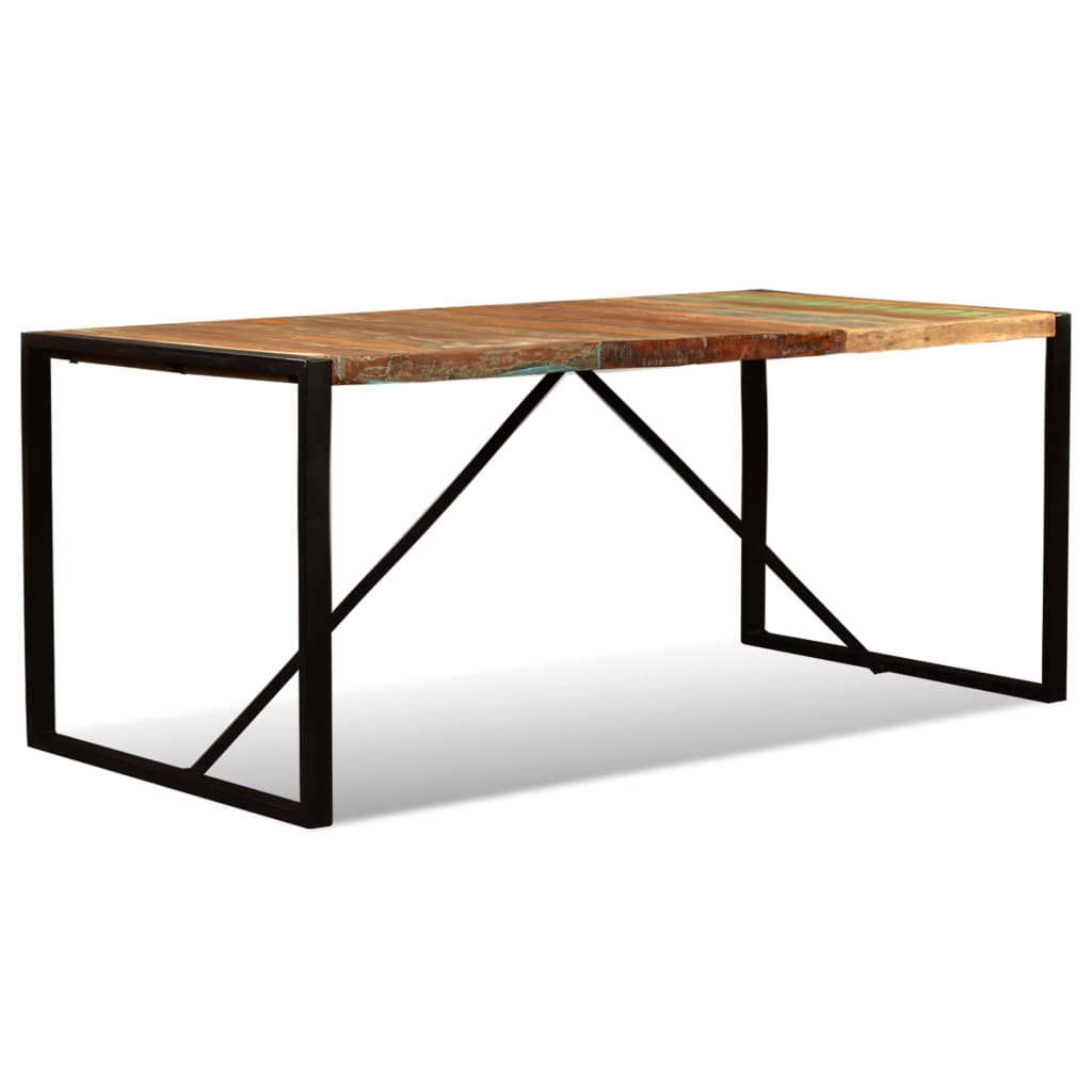 Blagovaonski Stol Masivno Obnovljeno Drvo 180 cm