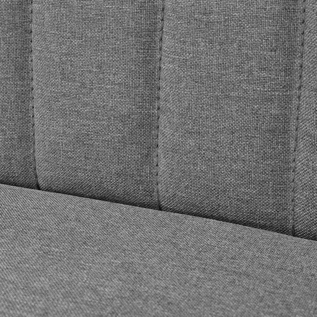 Kauč Tkanina 117x55,5x77 cm Svijetlo sivi