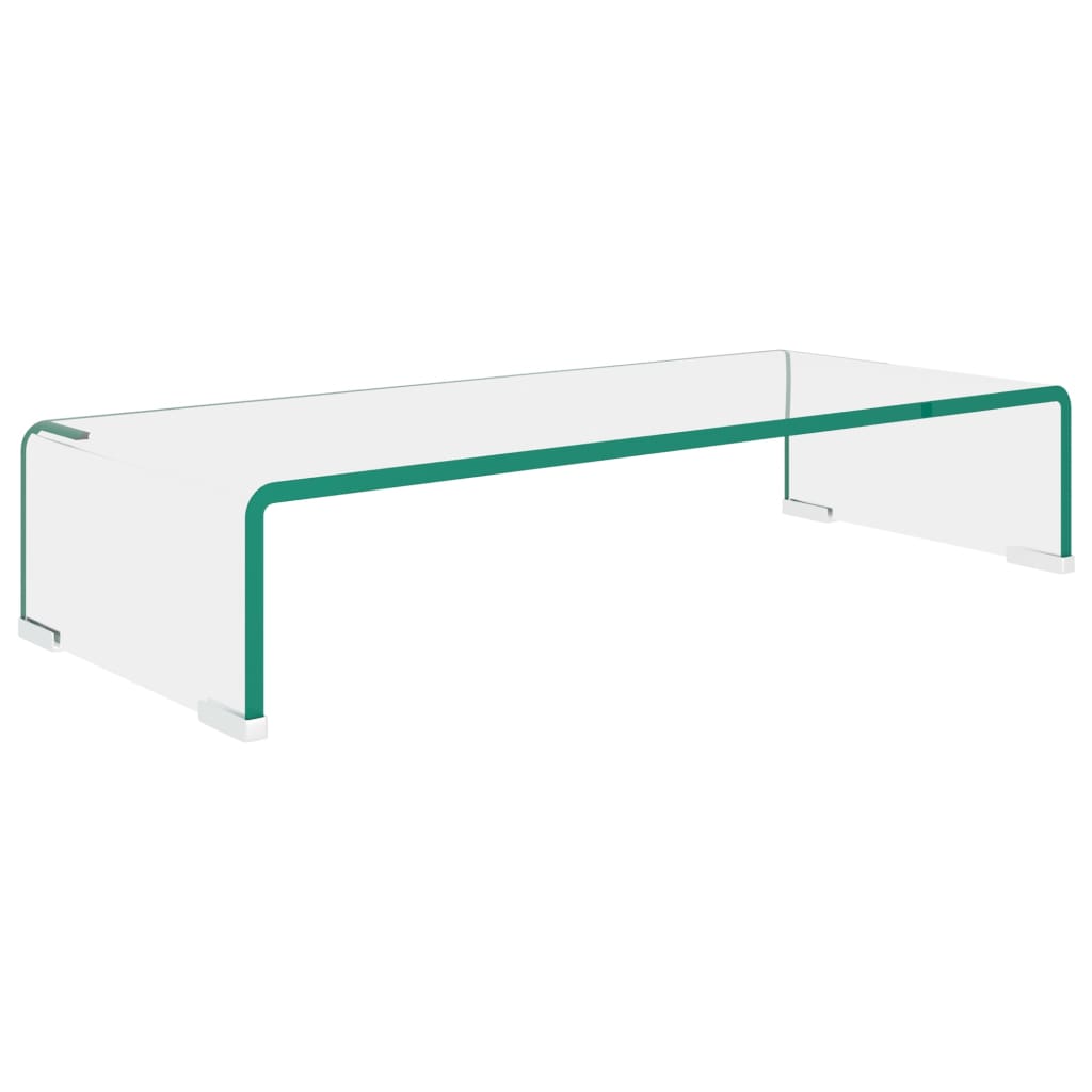 Stalak za TV /Monitor Prozirno Staklo 60x25x11 cm