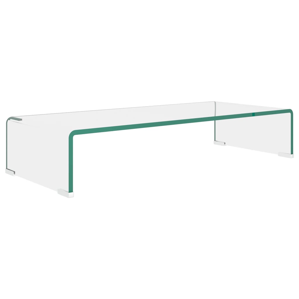 Stalak za TV /Monitor Prozirno Staklo 70x30x13 cm