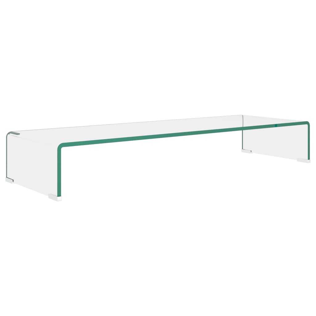 Stalak za TV /Monitor Prozirno Staklo 90x30x13 cm