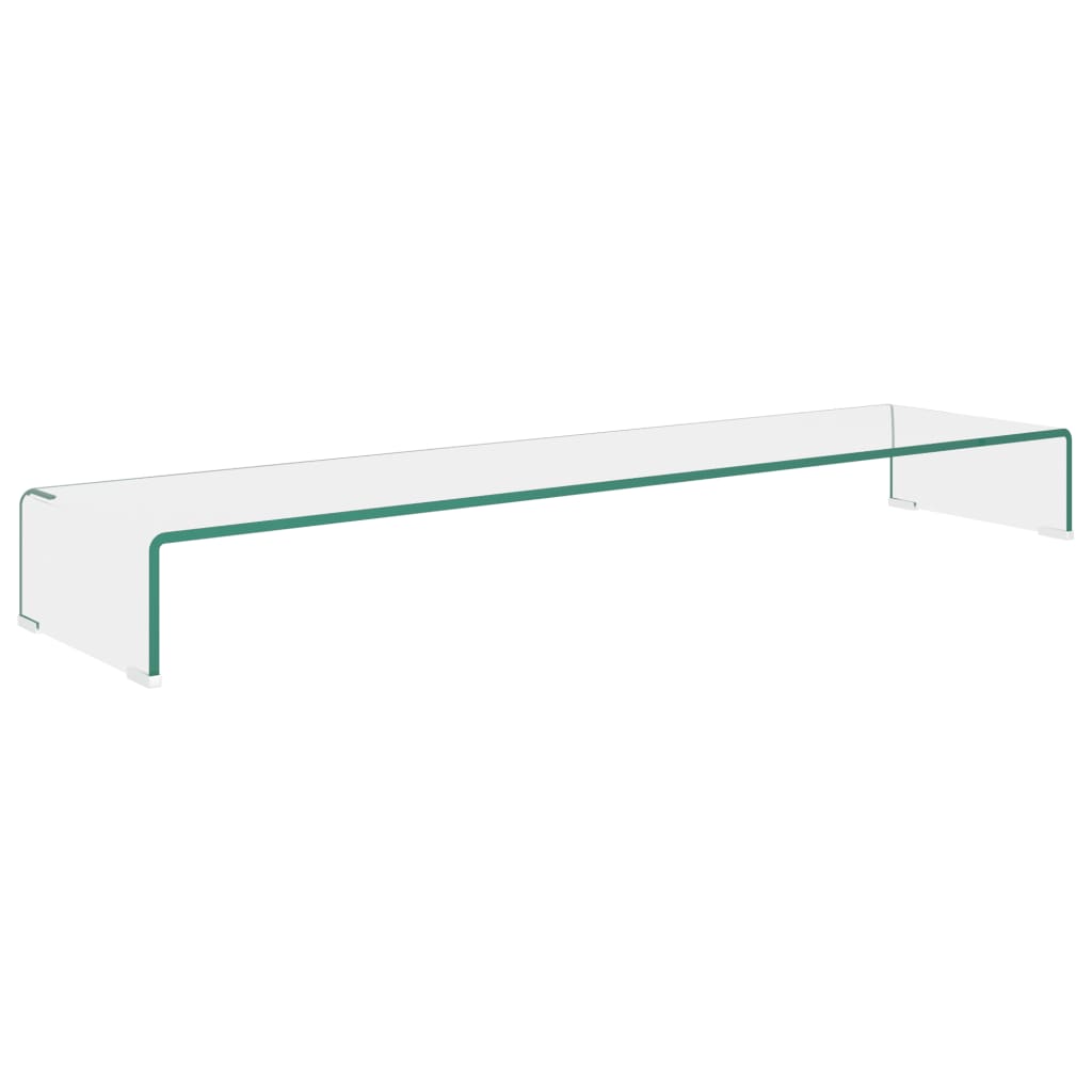 Stalak za TV /Monitor Prozirno Staklo 120x30x13 cm