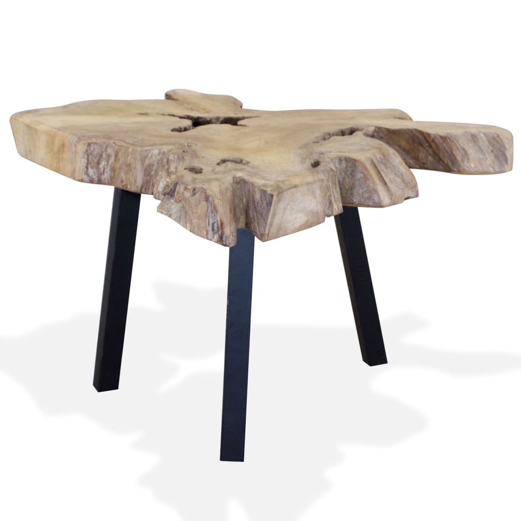 Stolić za kavu od prave tikovine 80 x 70 x 38 cm