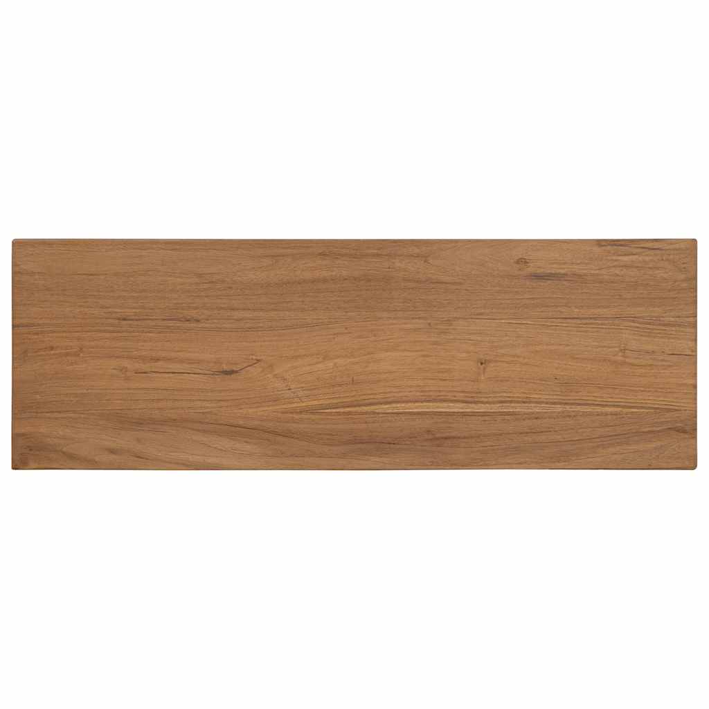 Klupa za hodnik od masivne tikovine 90x30x40 cm